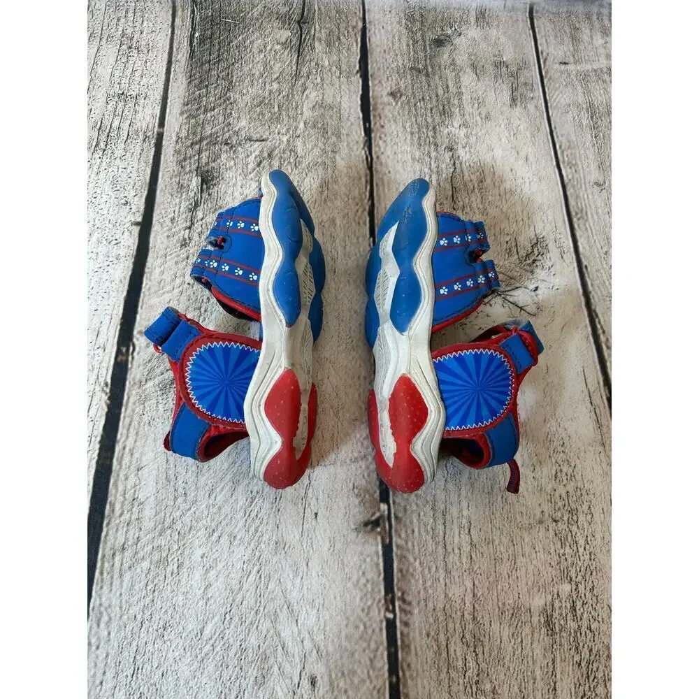 PAW PATROL Boy’s Lighted Open Toe Sandals / Size: 7